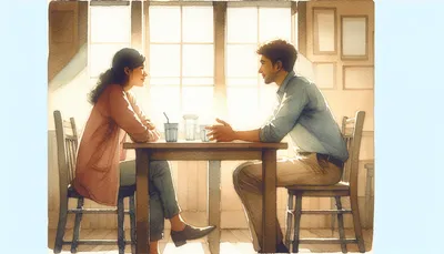 Collega's in gesprek over feedback op de werkvloer, assertiviteit leren