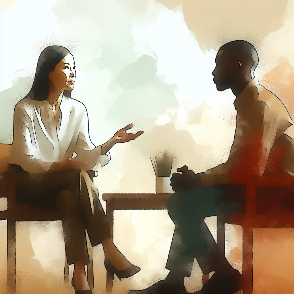 Leidinggevende vraagt feedback aan teamleden in een veilige setting